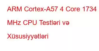 ARM Cortex-A57 4 Core 1734 MHz CPU Testləri və Xüsusiyyətləri