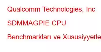 Qualcomm Technologies, Inc SDMMAGPIE CPU Benchmarkları və Xüsusiyyətləri