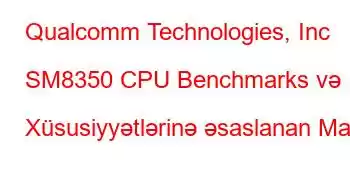 Qualcomm Technologies, Inc SM8350 CPU Benchmarks və Xüsusiyyətlərinə əsaslanan Mars