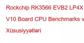 Rockchip RK3566 EVB2 LP4X V10 Board CPU Benchmarks və Xüsusiyyətləri