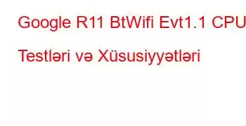 Google R11 BtWifi Evt1.1 CPU Testləri və Xüsusiyyətləri